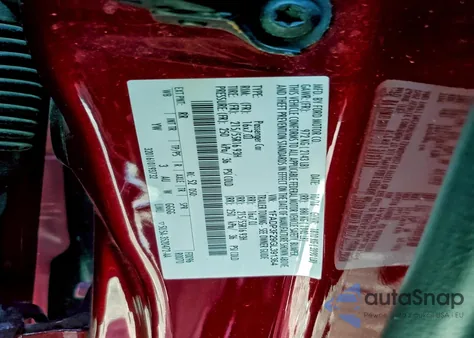 2016 Ford Focus Se z USA, uszkodzony, nr VIN 1FADP3F29GL391364